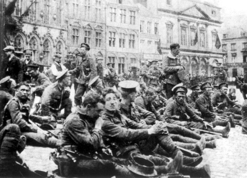 British Soldiers at Mons, August 1914