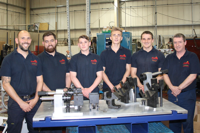 New apprentices with mentors and supervisors