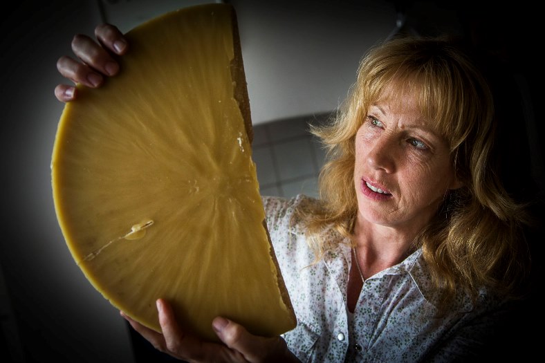 Carol Allen of Llanvalley Natural Products will bet at Llangollen Food Festival later this year. With the beeswax she uses.