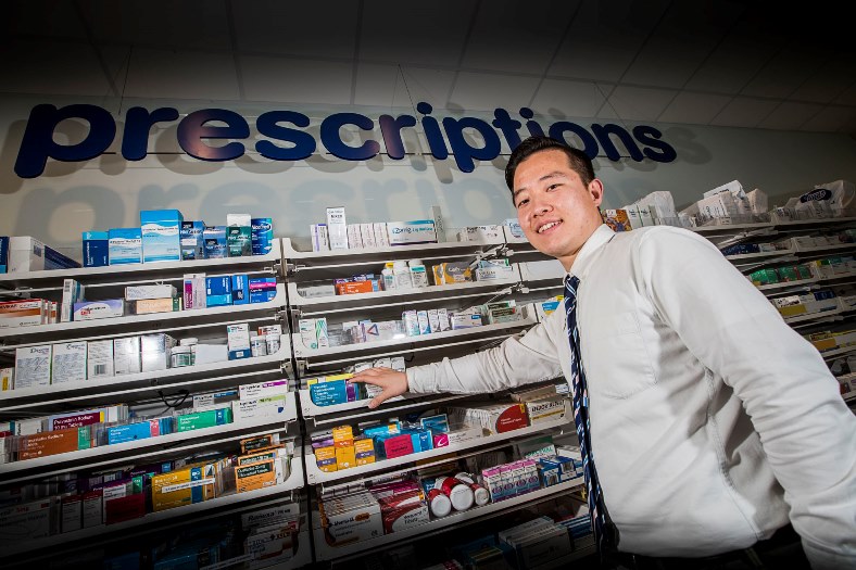 Sungdae Kim who is Boots Wrexham’s new pharmacist and comes from South Korea