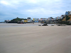 Tenby Harbour at very low tide