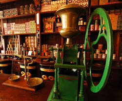 A large coffee mill