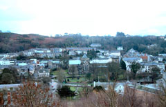 The City of Bangor as seen from the university terrace