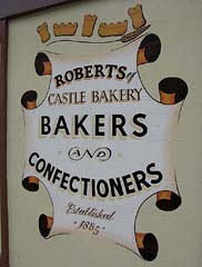 Castle Bakery sign, Beaumaris