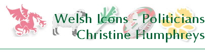 Welsh Icons - Politicians
Christine Humphreys