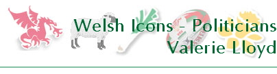 Welsh Icons - Politicians
Valerie Lloyd