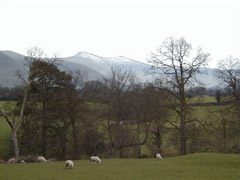 Central Beacons from the Usk Valley