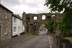 Remains of the caslte gatehouse, Kidwelly.