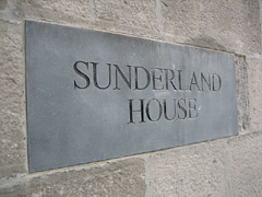 Sunderland House Nameplate, Pembroke Dock