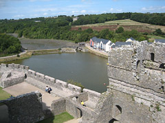 The view from Pembroke Castle