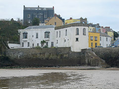 Tenby Harbour houses