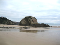 Goscar Rock, Tenby, at low tide