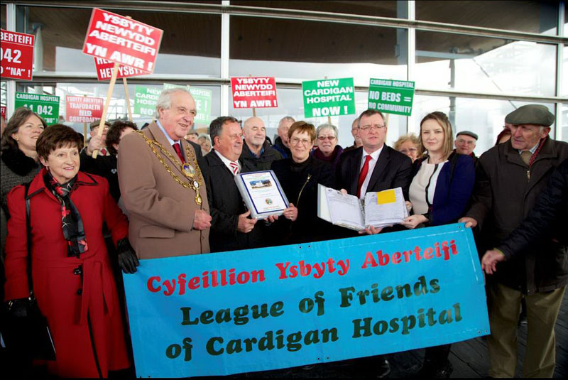 Secure Cardigan Hospital Petition. William Powell AM