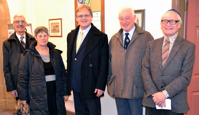 North Wales Assembly Member Mark Isherwood AM at the recent Holocaust Memorial Day event at Rhyl Town Hall