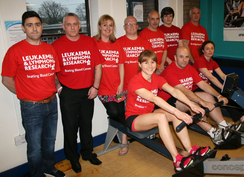 Supporters and rowers ahead of this weekend’s Newbridge Charity Rowing Challenge, including Neil Williams, Paul Williams, Kate Giles, Gareth Moseley, Steve Card, Michael Layland, Colin Barnes, Helen Lodder, Simon Clarke and Genine Meek