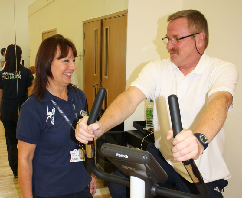 Exercise referral at Risca Leisure Centre