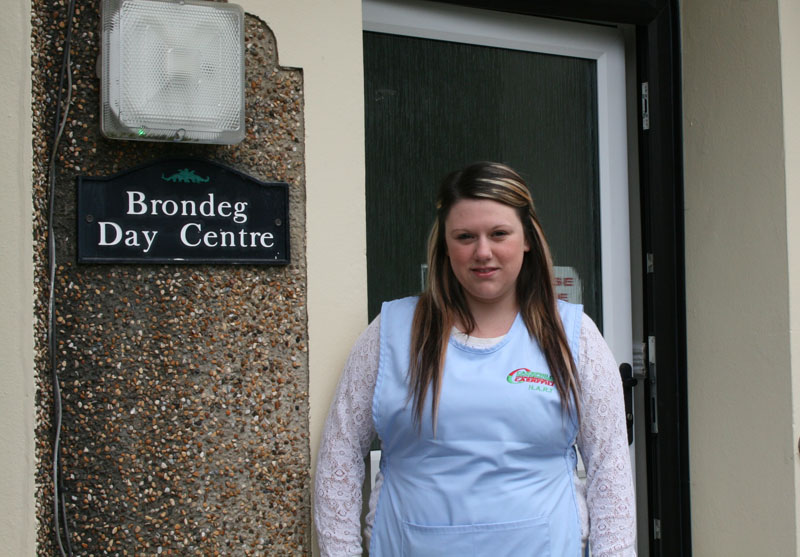 Pauline Viney at Brondeg Day Centre