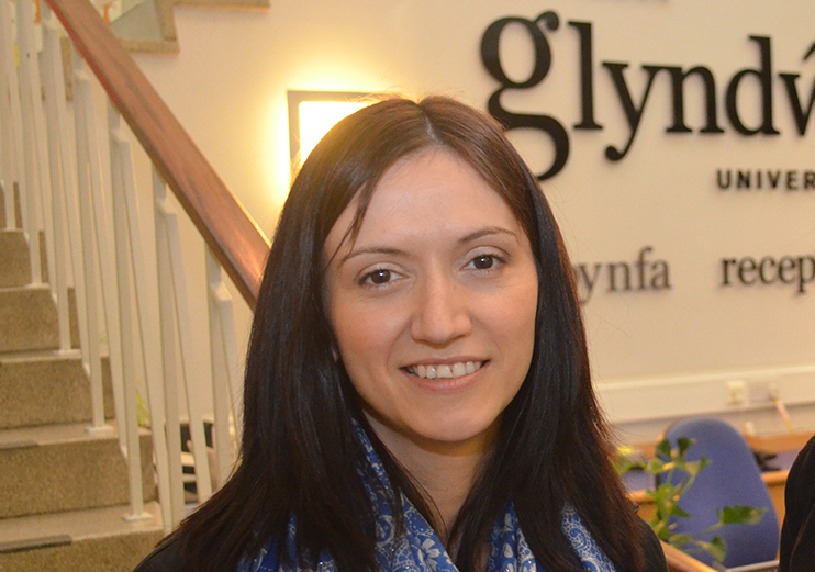 Laura Gough, business development executive at Glyndwr University