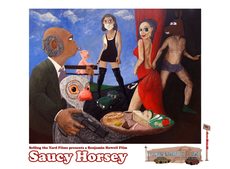 Saucy Horsey Poster