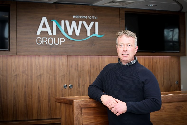 New Anwyl offices at Ewloe. Pictured: George Povery, Site Manager